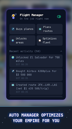 Idle Flight Manager