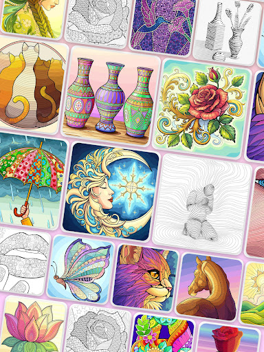 Tangle Color by Number Book