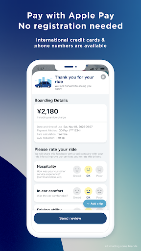 GO / Taxi app for Japan