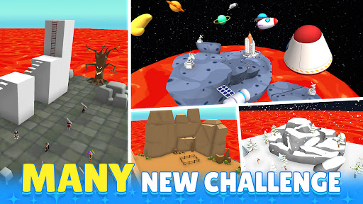 Obby Block World: Lava Fall