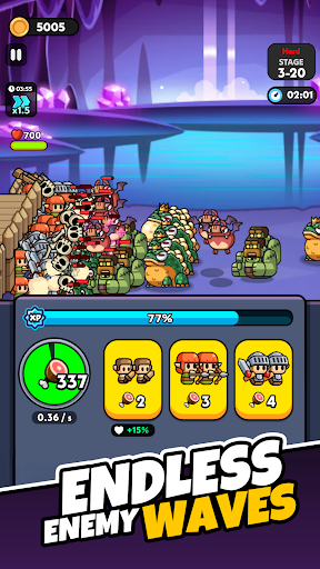 Tiny Warriors Rush - Idle TD