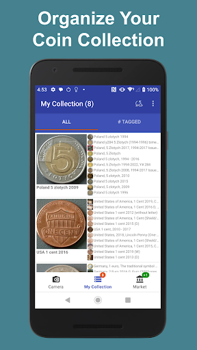 Coinoscope: Coin identifier