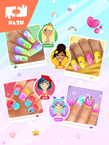 Girls Nail Salon - Kids Games