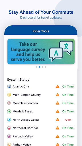NJ TRANSIT Mobile App