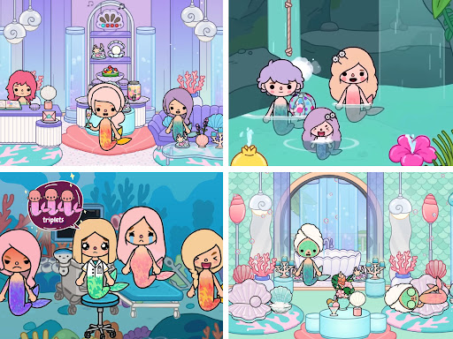 Mermaid Games: Princess Salon