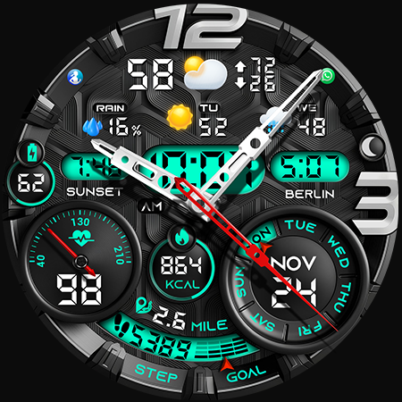 PER32 Ultra Hybrid Watch Face